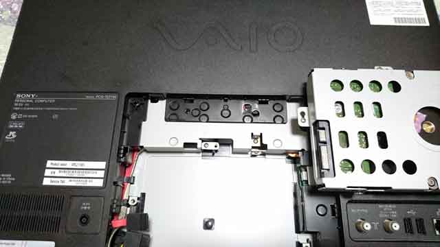 VAIO一体型パソコンの故障画像