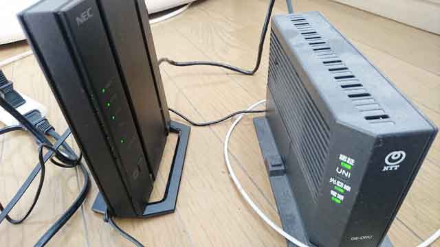 福岡市南区 NEC無線ルーターの設定（インターネット設定）