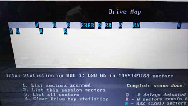 ノートパソコンのハードディスク診断
