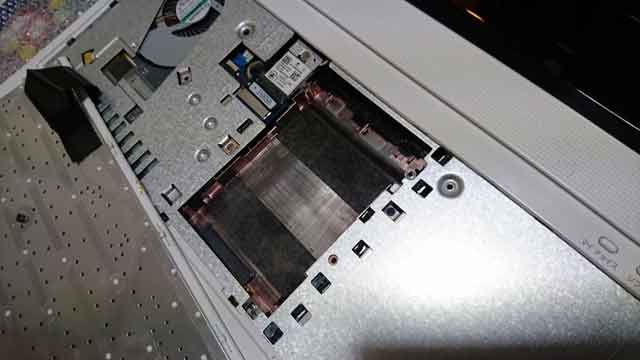 故障したノートパソコンのハードディスク交換-福岡市東区