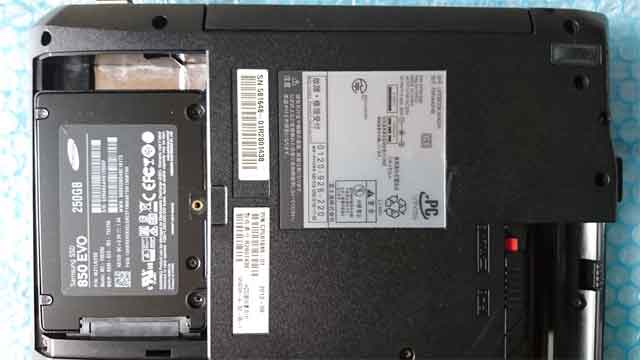 SSD交換修理の画像8