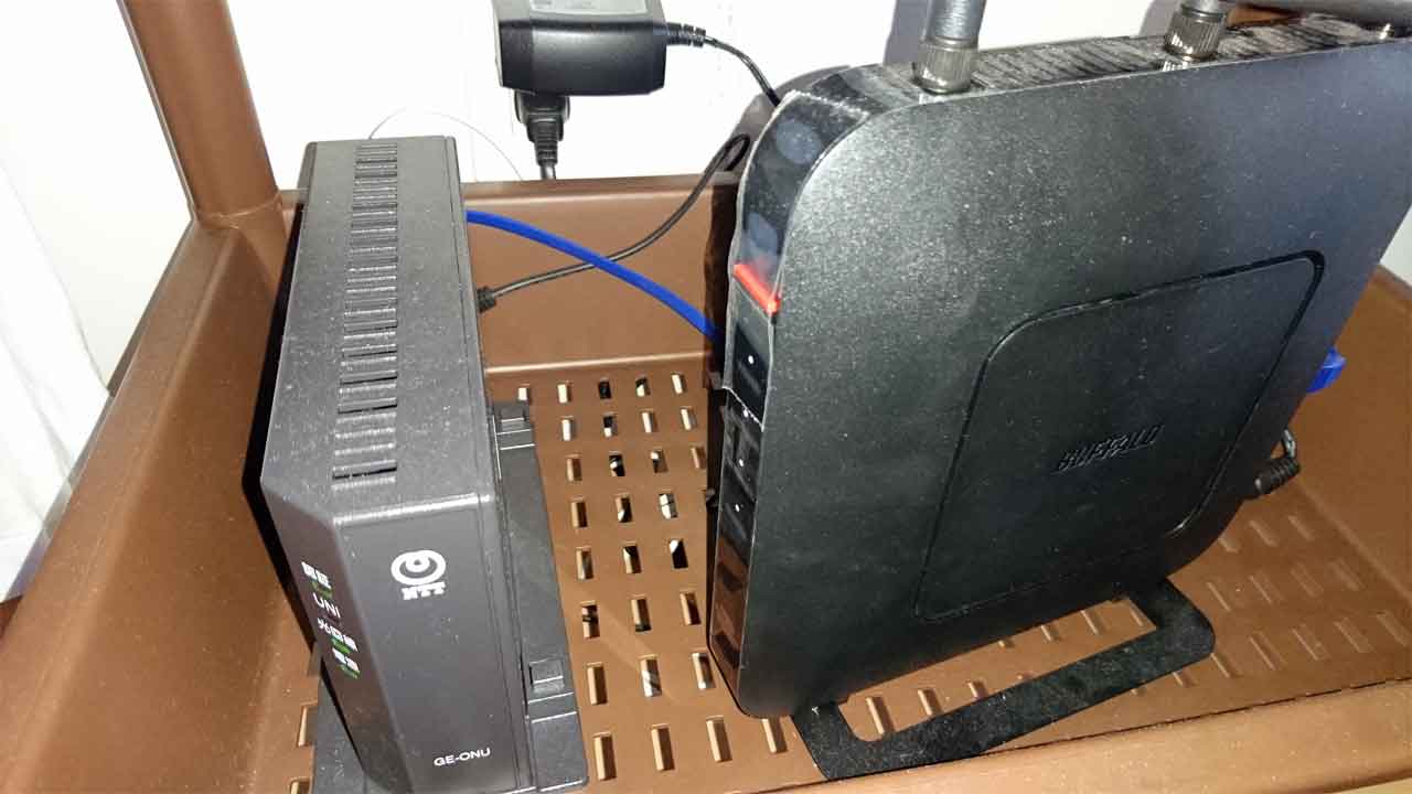 Wi-Fiルータが壊れた